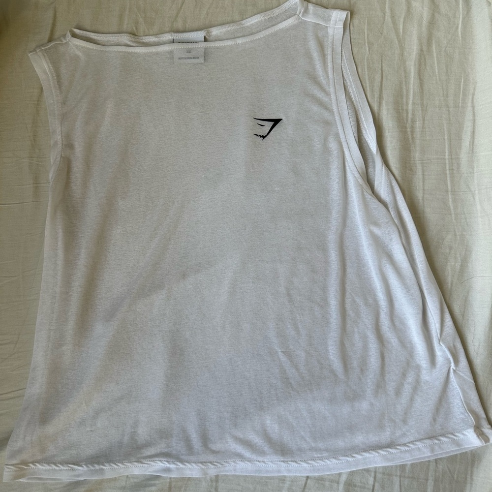 White Sleeveless Top